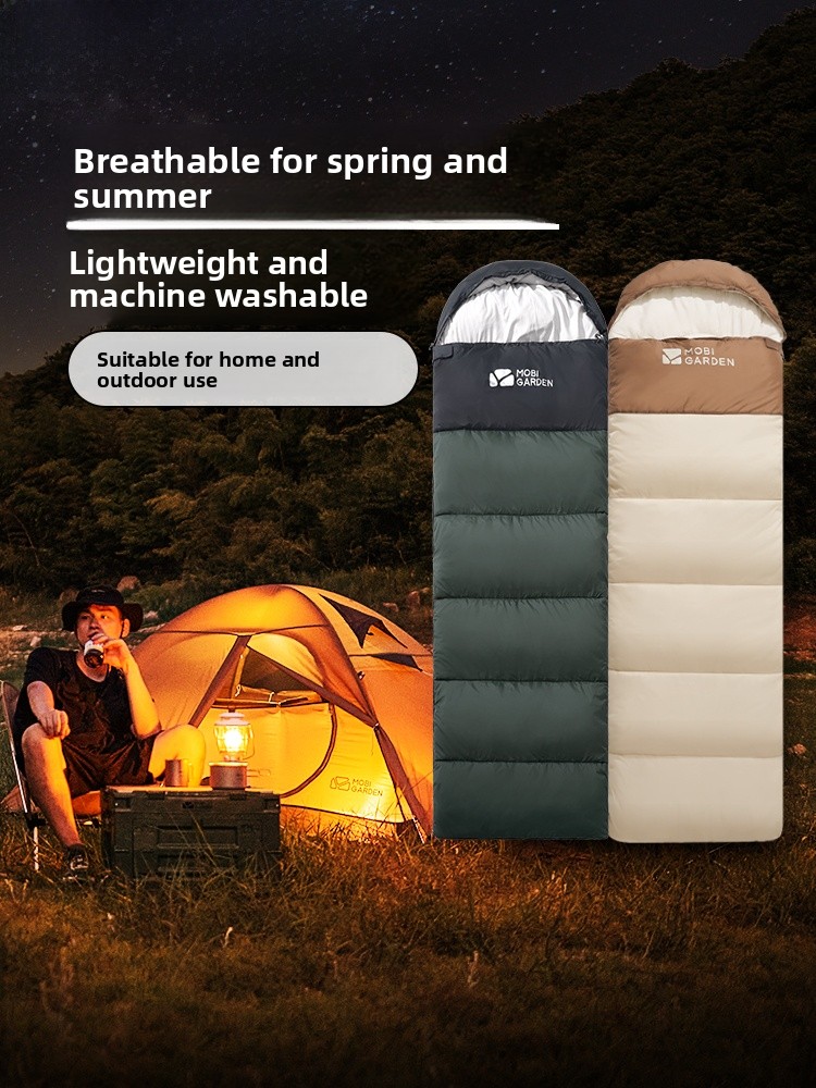 Outdoor Camping Solo - Sacco a pelo portatile e ispessito