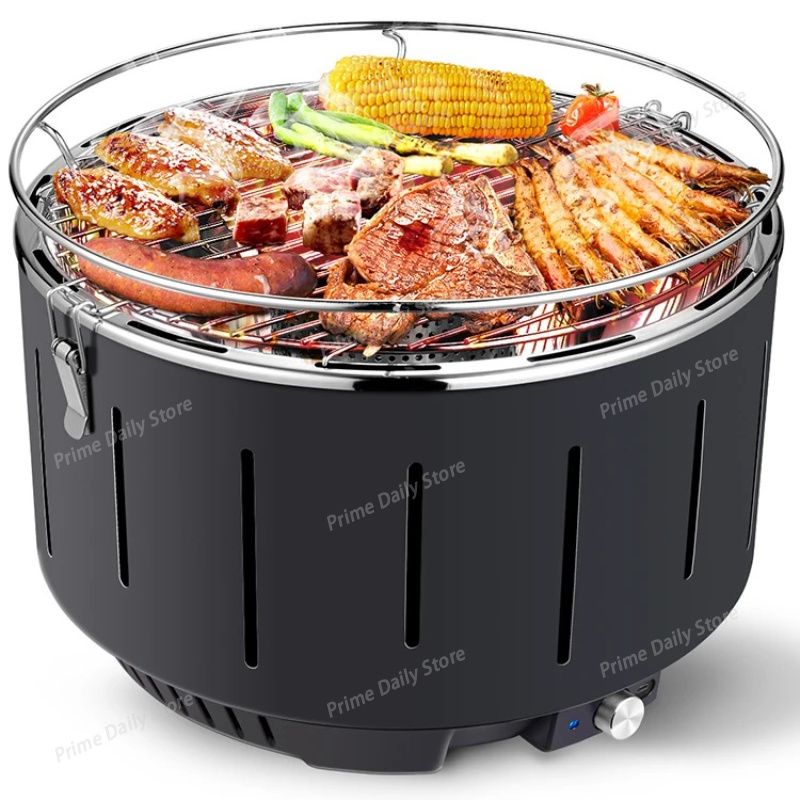 Outdoor Camping Griddle - Griglia a Carbone Portatile per Esterni,