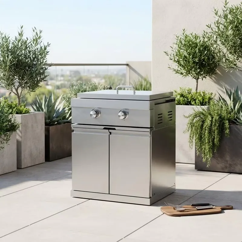 Piastra per barbecue a gas in  - Outdoor Camping Griddle recensione e prezzo